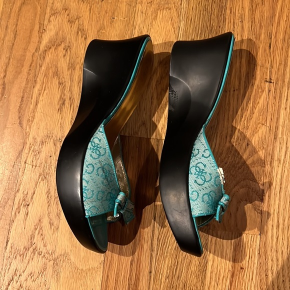 vintage guess y2k platform sandals - Picture 5 of 7